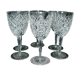 Baccarat juigne 6 crystal wine glasses - 14.5 cm