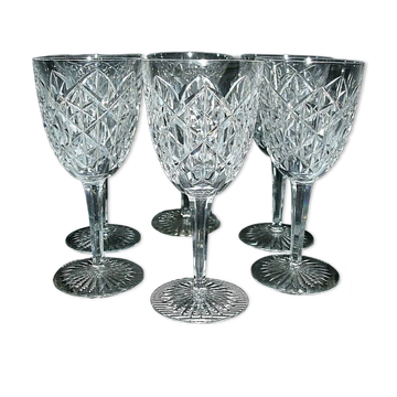 Baccarat juigne 6 verres a vin cristal - 14,5 cm