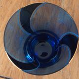 Blue and gold boom vase
