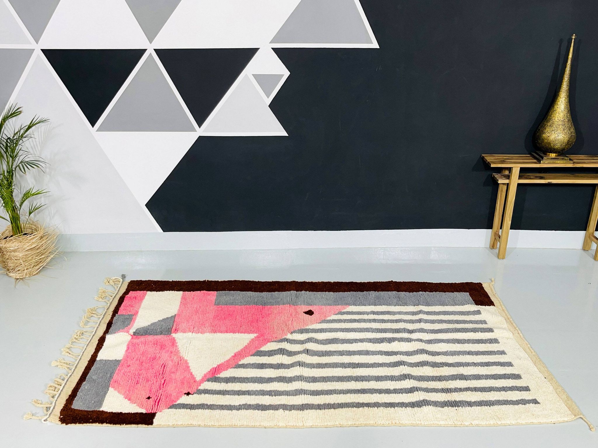 Grand tapis berbère fait main 3x2 m