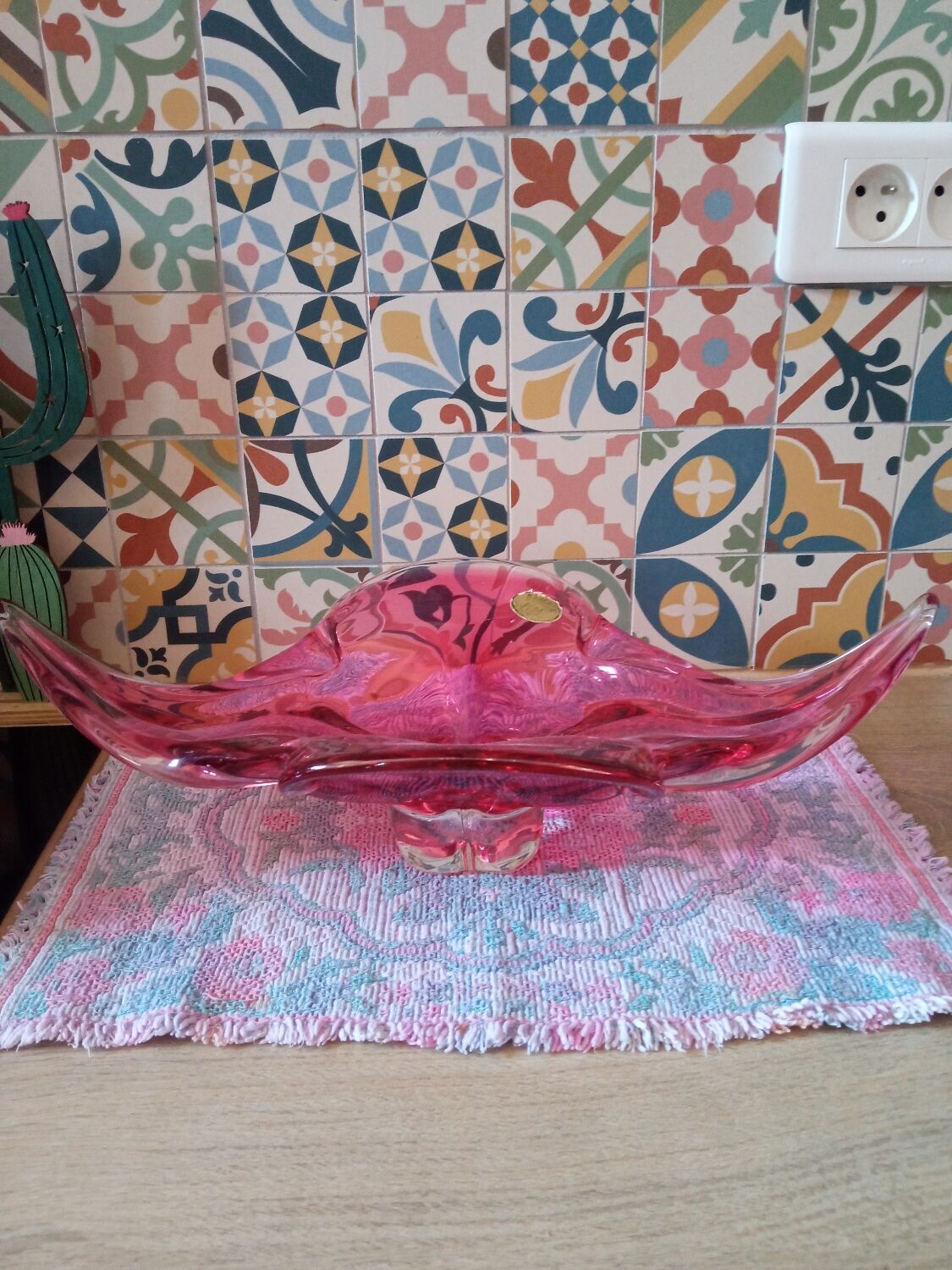 Bohemian crystal decorative cup