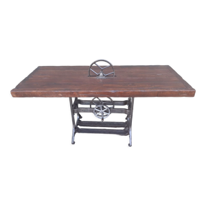 Table Singer pieds industriel