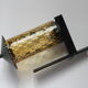 Metal and blown glass sconce from the 1950s