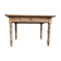 wooden dining table, vintage, turned legs, firm table style