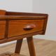 Mid Century Teak and Rattan Console Table by Søren Rasmussen, United Knigdo