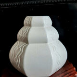 Art Deco cracked ceramic vase