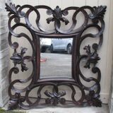 Contemporary mirror, in resin, special for bathrooms