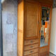 Art Deco hotel-style Parisian wardrobe chest or