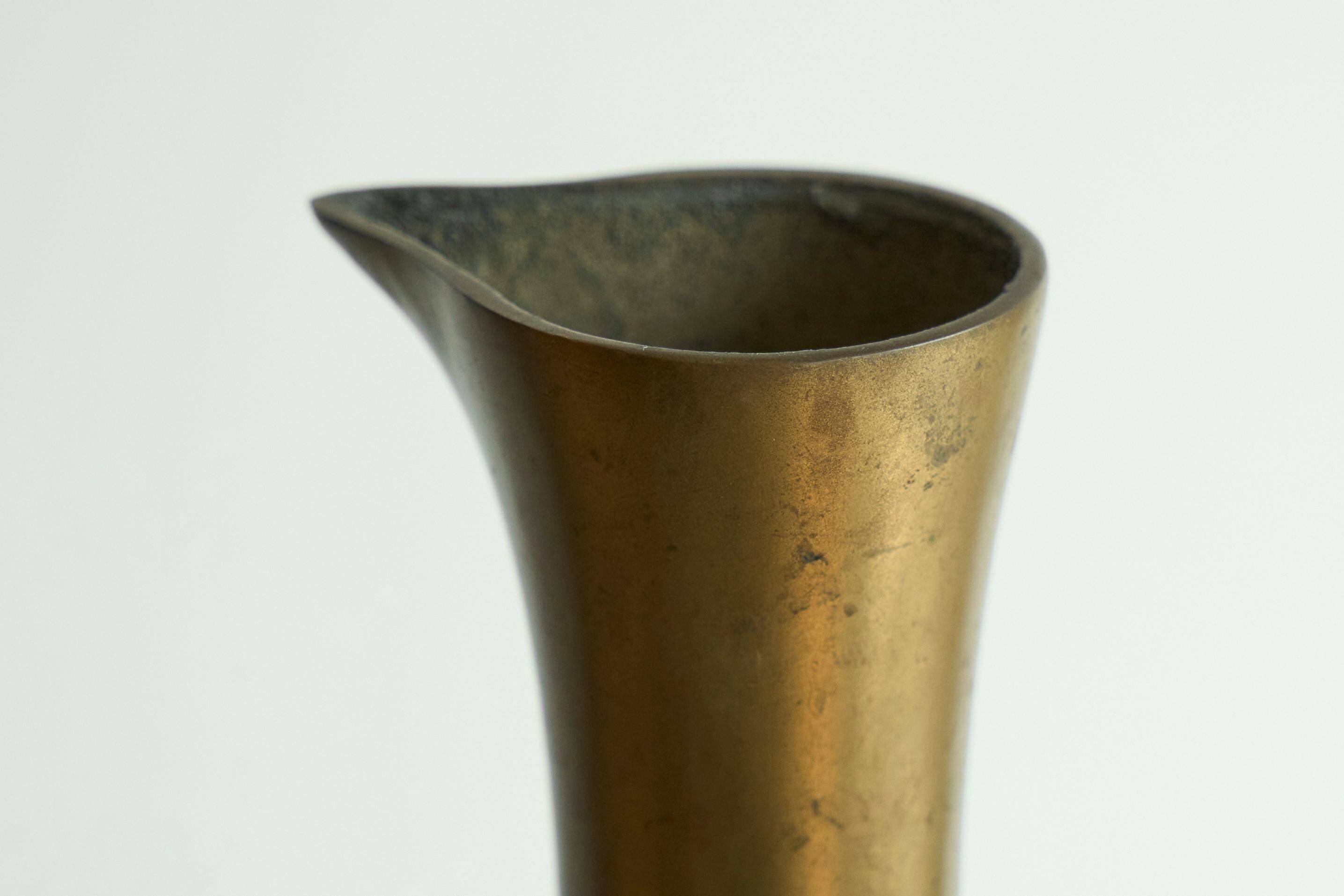 Antique brass fountain from the 19th century.