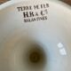 Compotier Terre de Fer sur pied douche H.B et Cie Églantines