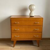 Chest of drawers 3 drawers compass feet