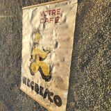 large poster your cafe negresco on canvas