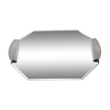 Mirror tray, bevelled glass, 70's