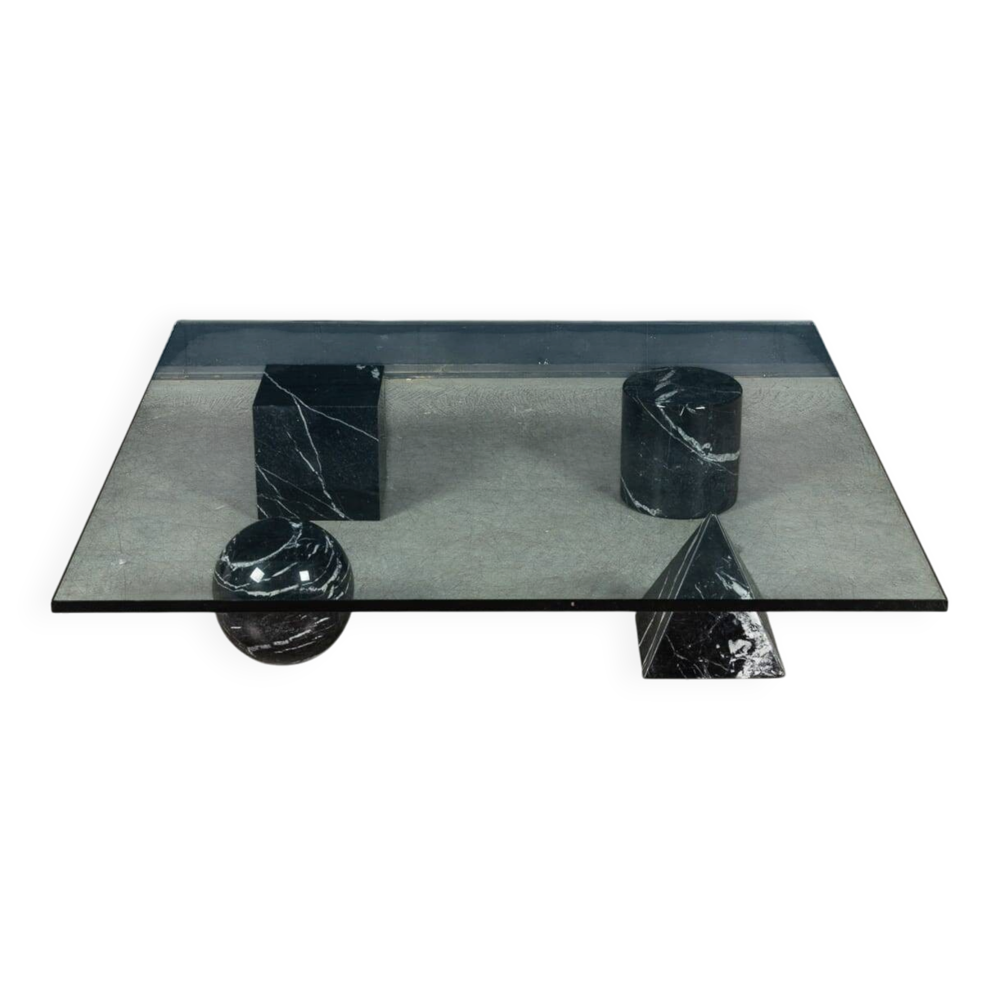 20thC 'METAFORA' COFFEE TABLE, BY LELLA & MASSIMO VIGNELLI FOR CASIGLIANI