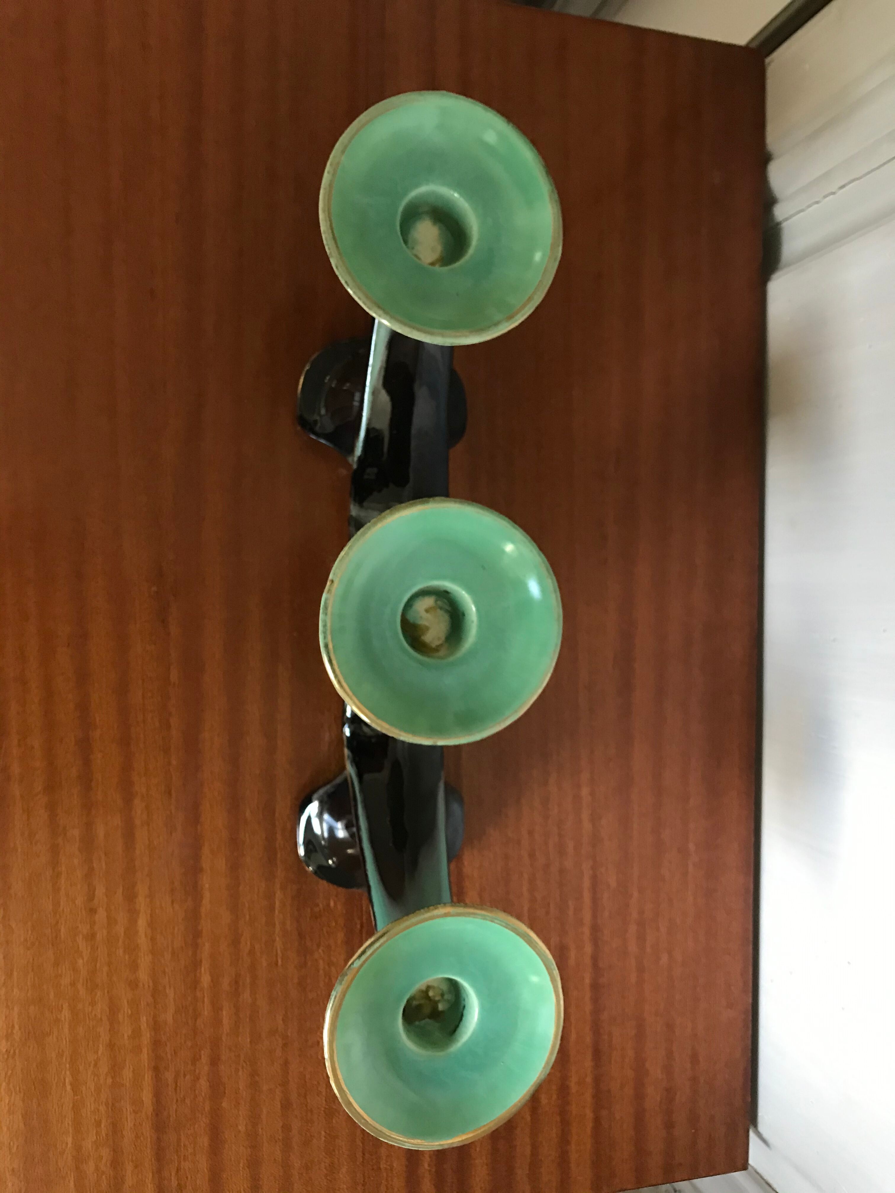 Vintage ceramic candlestick