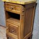 Louis XVI style walnut nightstand or bedside table circa 1900