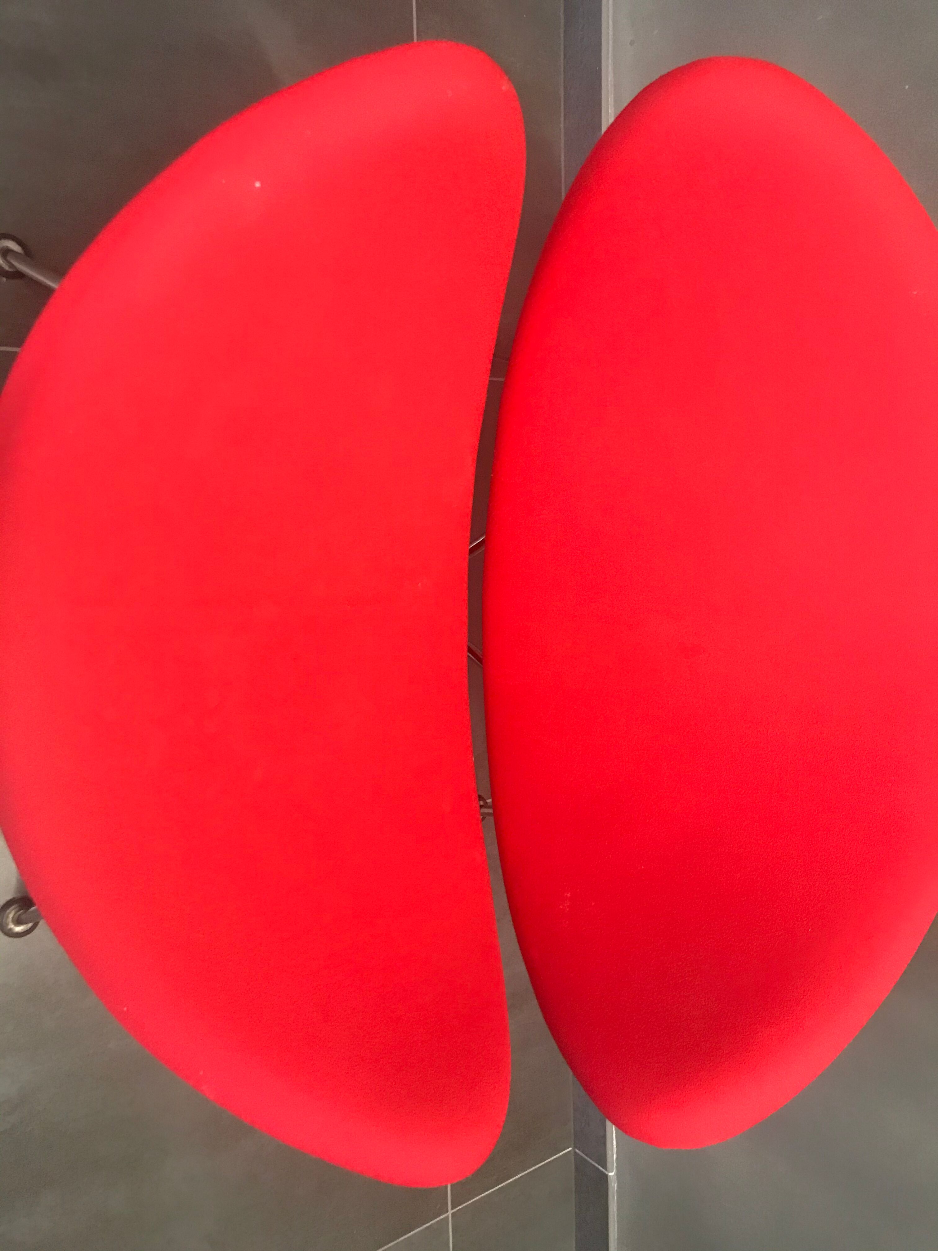 Pierre Paulin slice orange chair