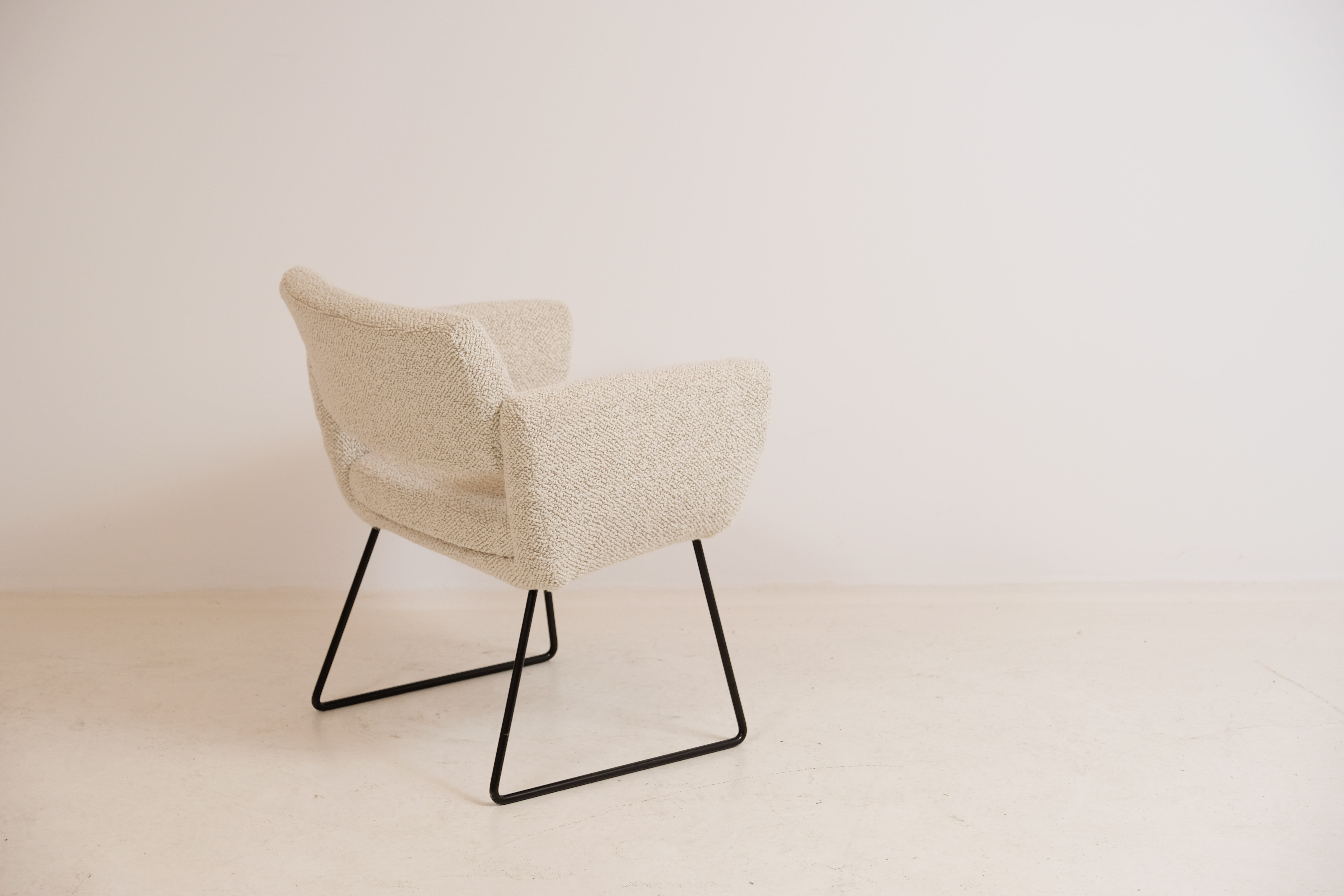 Pair of armchairs 763 by Joseph André Motte for Steiner 1950
