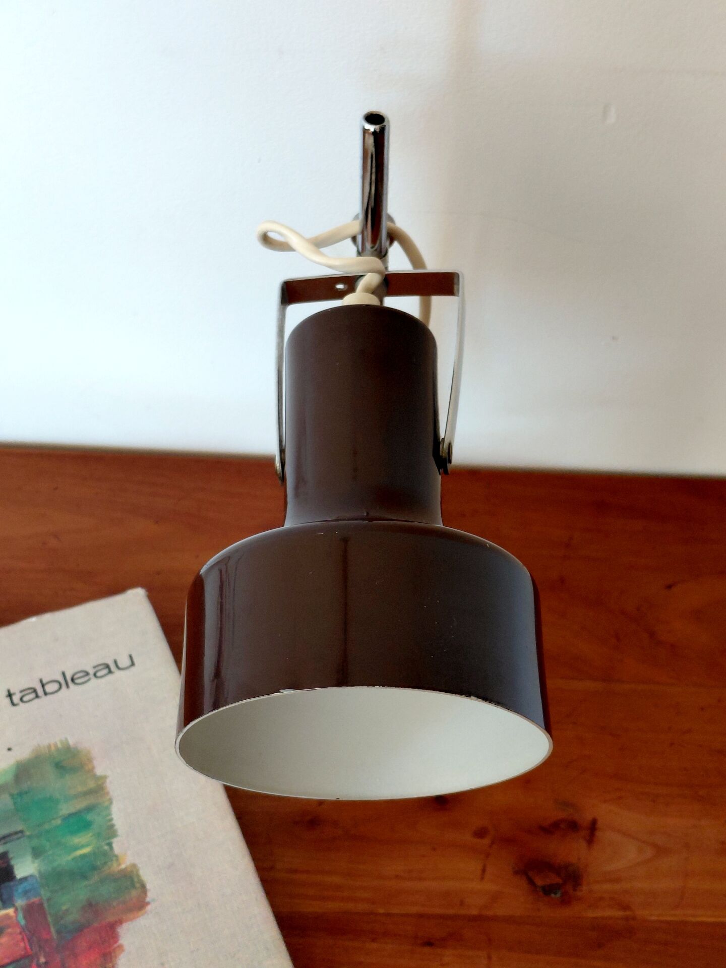 Lampe de bureau ou chevet vintage Space Age orientable-Années 70