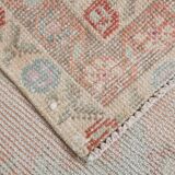 Tapis persan vintage rouge et beige 3 x 9, 98 x 285 cm SK 21187