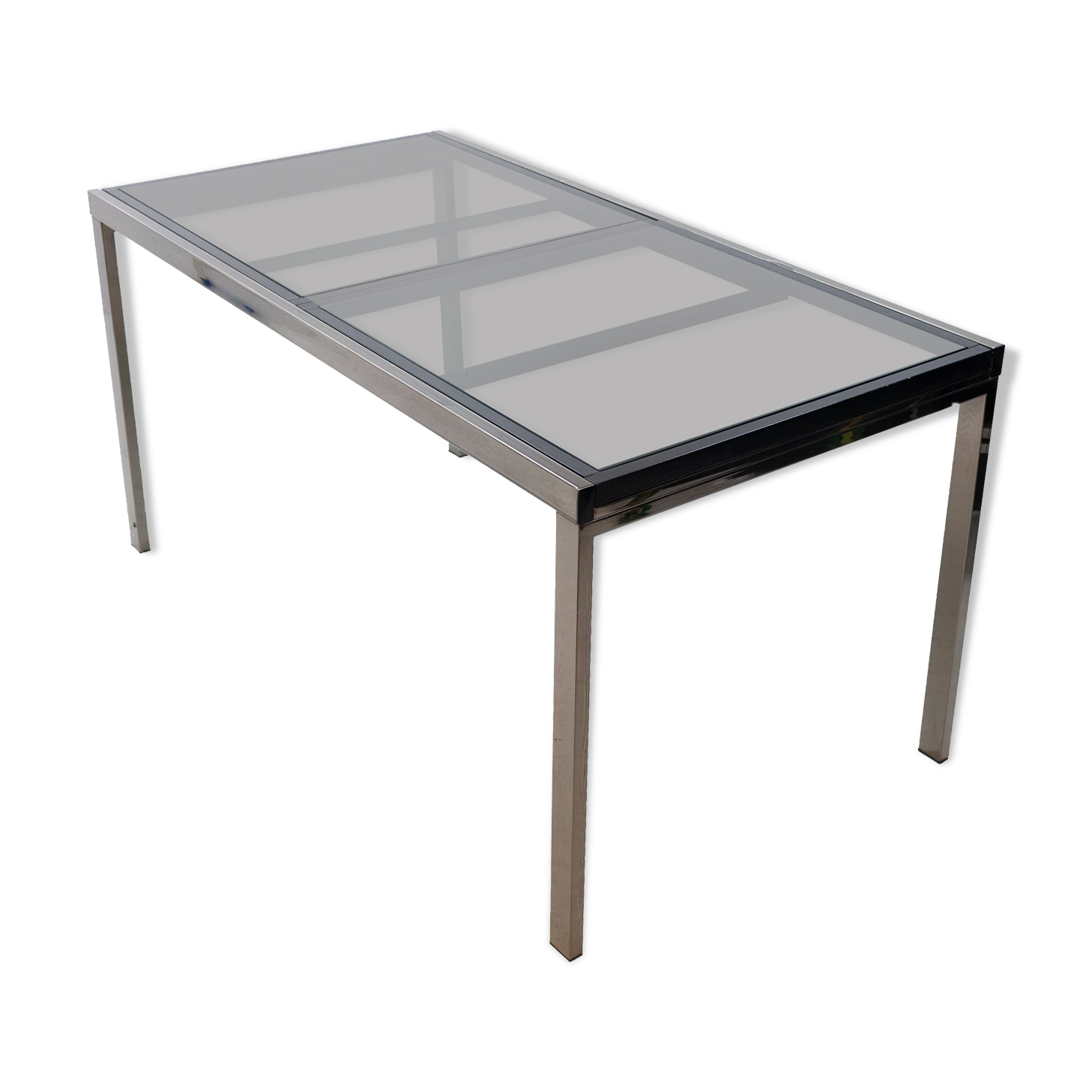 Milo Baughman extendable dining table