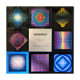 Victor vasarely - complete portfolio of 8 posters from 1974 - universal structures of the octagon