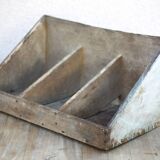 Wooden storage bin, vintage storage furniture, tool storage