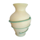 Vase verre jaune murano