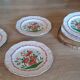 Set of 3 plates with Saint Clément rooster decoration