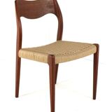 Lot de 4 chaises Niels O Möller modèle 71