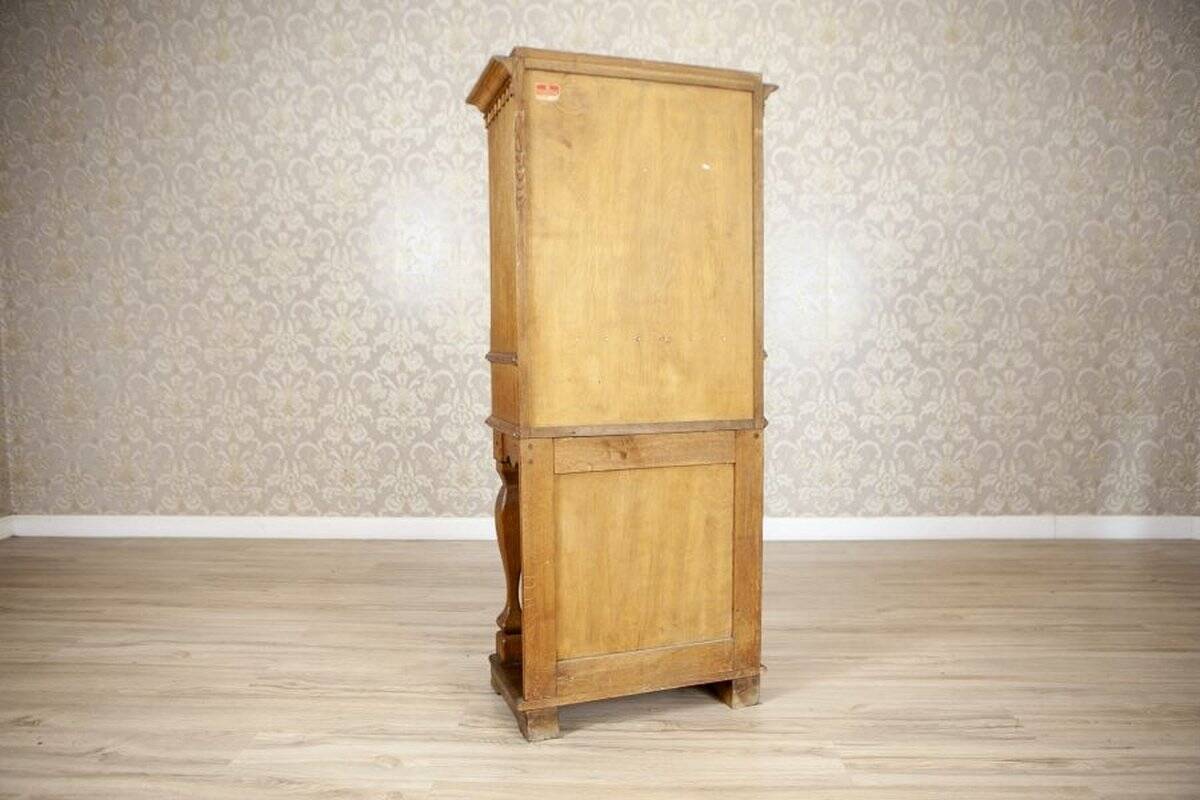 Rustic Oak Cabinet, Late 19th Century