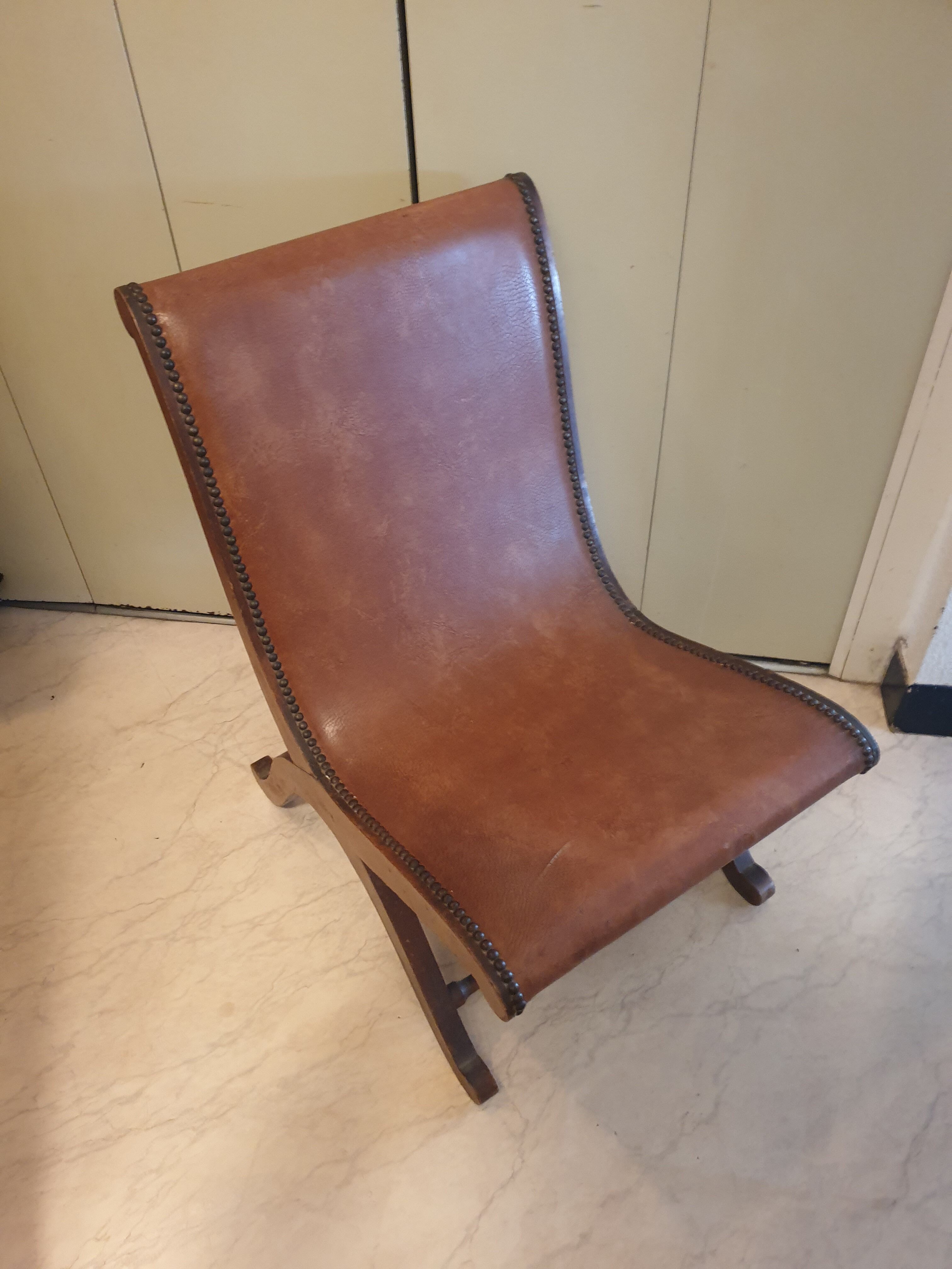 Armchair slipper stone lottier 40s