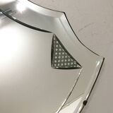 Beveled art deco mirror