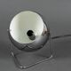 1970 lamp in chrome metal with tubular base