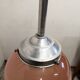 Art deco style frosted glass pendant light