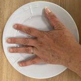 Set of 6 Varages dessert plates