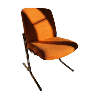 Chauffeuse vintage 1970 orange