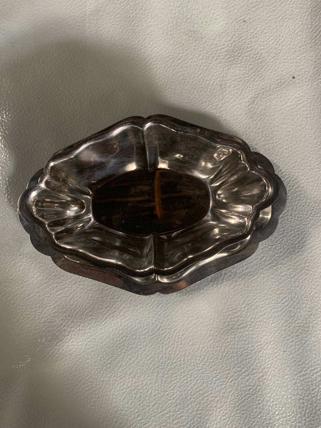 Vintage stainless steel saucepan
