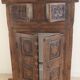 Antique carved wooden window and shutter from Rajasthan