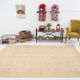 6x9 Beige & Brown Handmade Turkish Rug 285x178Cm