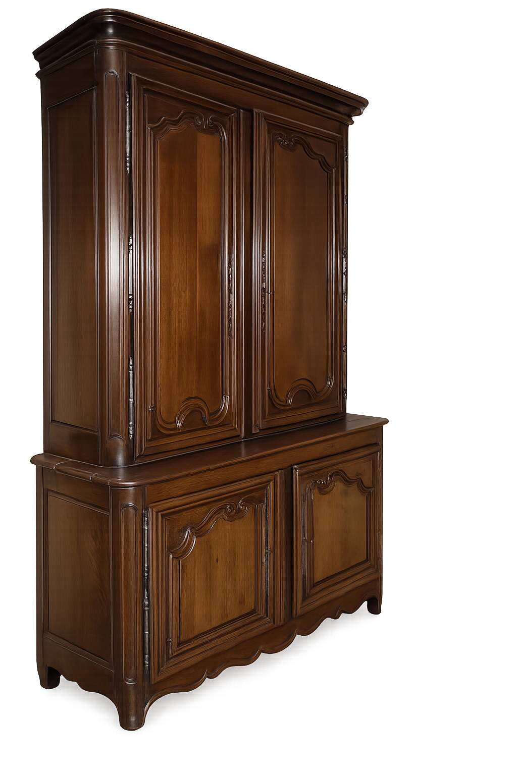 Antique two-body sideboard