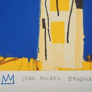 Jean-Michel Basquiat: Welcome Sign, signed lithograph