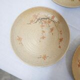 Set of 6 vintage porcelain dessert plates by Maison Revol, France