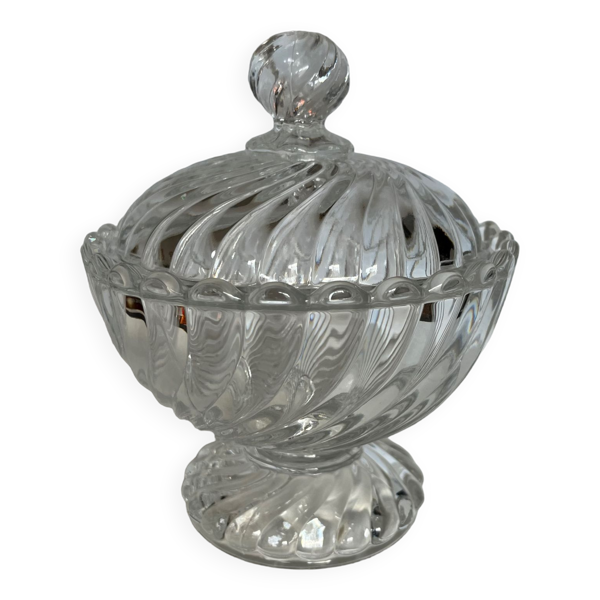 Sucrier ou bonbonnière en cristal de baccarat