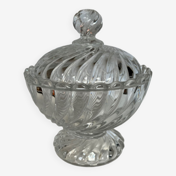 Sweetening or baccarat crystal candy box