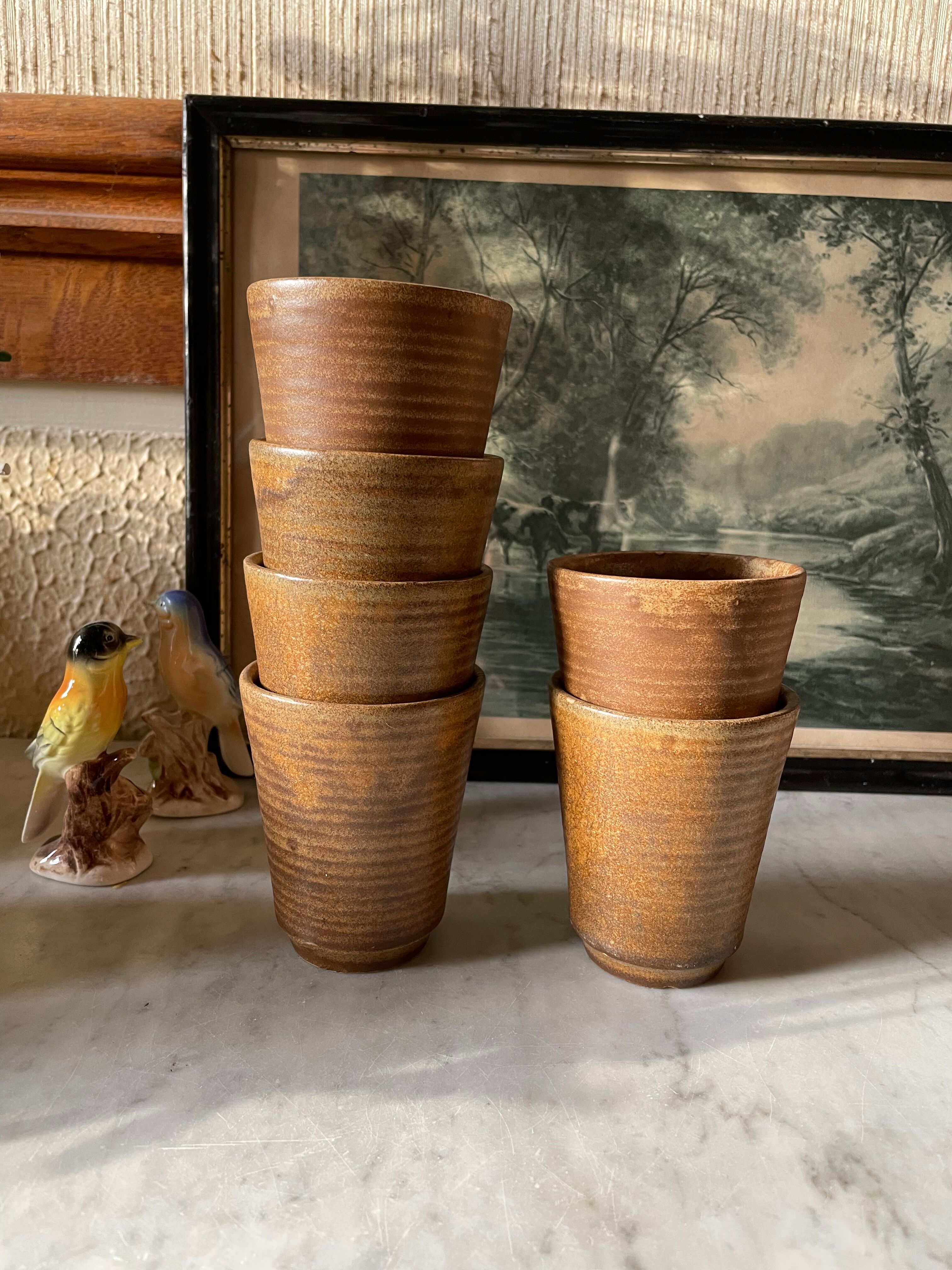 Sandstone cups