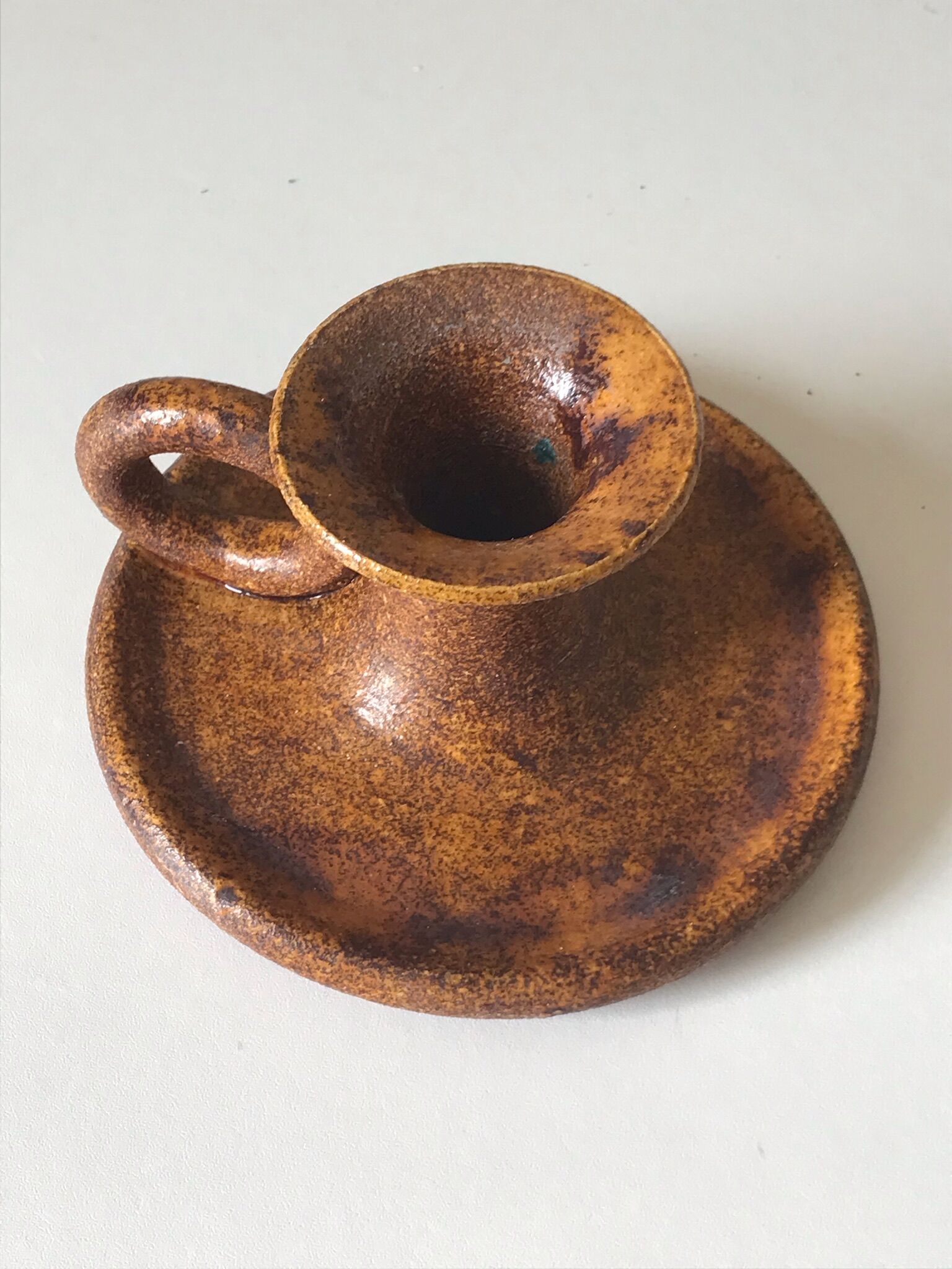 Ceramic candle holder accolay vintage design 60 years