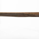 French Antique primitive wooden bench with nice patina