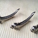 6 Zoomorphic Metal Knife Rests
