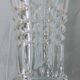 Moulded pressed glass vase